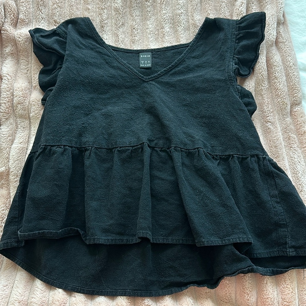 Black womens blouse
